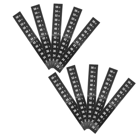 Tineasur Sticker Temperature Adhesive Temperature Sticker Liquid Crystal 10Pcs