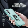 thumbnail image 6 of for S23 Plus Case S23 Plus Phone Case: 360° Rotate Ring Kickstand | Shockproof Phone Bumper Cover | Anti-Scratch Back | Cell Phone Protective case for Galaxy S23+ 5G - Green, 6 of 13