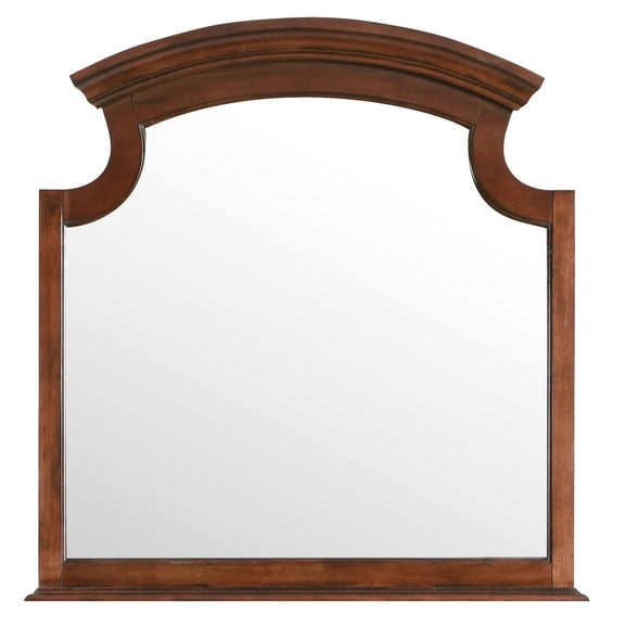 Passion Furniture Summit 43 in. x 44 in. Modern Arch Framed Dresser Mirror, PF-G5950-M