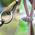 thumbnail image 3 of 50 Pcs 1/8Inch Wire Rope Kit M3 Metal Wire Rope Cable Clamp and M3 Stainless Steel Thimbles for Wire Rope Rigging, 3 of 7