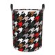 thumbnail image 1 of Fotbe Houndstooth Green Red Cesto de Ropa con Asas, Cesto Impermeable de Gran Capacidad, Bolsa de Lavado para Dormitorio, Cesto de Ropa con Ruedas y Asas-Small, 1 of 6