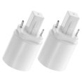 thumbnail image 3 of 2pcs G24D a E27 Adaptador Lámpara de 2 pines Lámpara Lámpara Lámpara Adaptador Ligera Converter Converter Converso LED Accesorios de luz, 3 of 7