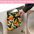 thumbnail image 5 of RATGDN Collapsible Fabric Cube Storage Bin with Double Handles for Living Room Bedroom Office Black - Orange Juice Fruit, 5 of 7