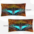 thumbnail image 2 of Disketp Butterfly Alighted On Sunflowers Pillowcase, Queen Size Pillow Cases for Bedroom,Office,Sofa, Pillow Cover with Envelope Closure - 20x36in, 2 of 7