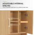 thumbnail image 5 of BarberPub Barber Wall Mounted Styling Cabinet 30'' Modern Salon Storage organizer for Spa 2205, 5 of 5