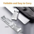 thumbnail image 4 of Laptop Stand for Desk, Adjustable Laptop Riser ABS+Silicone Foldable Portable Laptop Holder, Ventilated Cooling Notebook Stand for 10-15.6” Laptops, 4 of 8