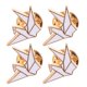 thumbnail image 5 of BRIGHTFUFU 4 PCS Origami Crane Broch Pins for Women Creative Cartoon Insignia Pins Lindos Broches de metal para ropa Accesorios de moda de aleación de zinc de zinc, 5 of 8