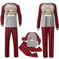 thumbnail image 3 of UQJfacai Christmas Family Matching Pajamas Sets Christmas Pjs Sleepwear Outfits for Christmas Holiday Xmas Party Long Sleeves Onesies, 3 of 5