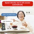 thumbnail image 5 of Yucurem Intercoms Wireless for Elderly, Portable Room to Room Long Range Intercom System with Charging Base, Two Way Intercom for Home Office - 2 Pack (Black), 5 of 6