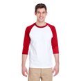 thumbnail image 1 of Gildan Adult Heavy Cotton™ 5.3 oz. 3/4-Raglan Sleeve T-Shirt - G570, 1 of 4