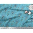 thumbnail image 2 of Soimoi Rayon Fabric Pot & Artistic Flower Print Sewing Fabric Yard 56 Inch Wide, 2 of 3