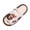 Coffee, variant on Slippers for Women Open Toe Flat Slippers with Cute Cow Print Pattern Thick Fleece Warm Lining Cushioned Non-Slip Home Slides Cozy Footwear for Women Bedroom Dorm Daily Relax Wear