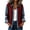 Wine, variant on uublik Women Jean Jacket Black Casual Long Sleeve Button Down Classic Jacket Fall Coat