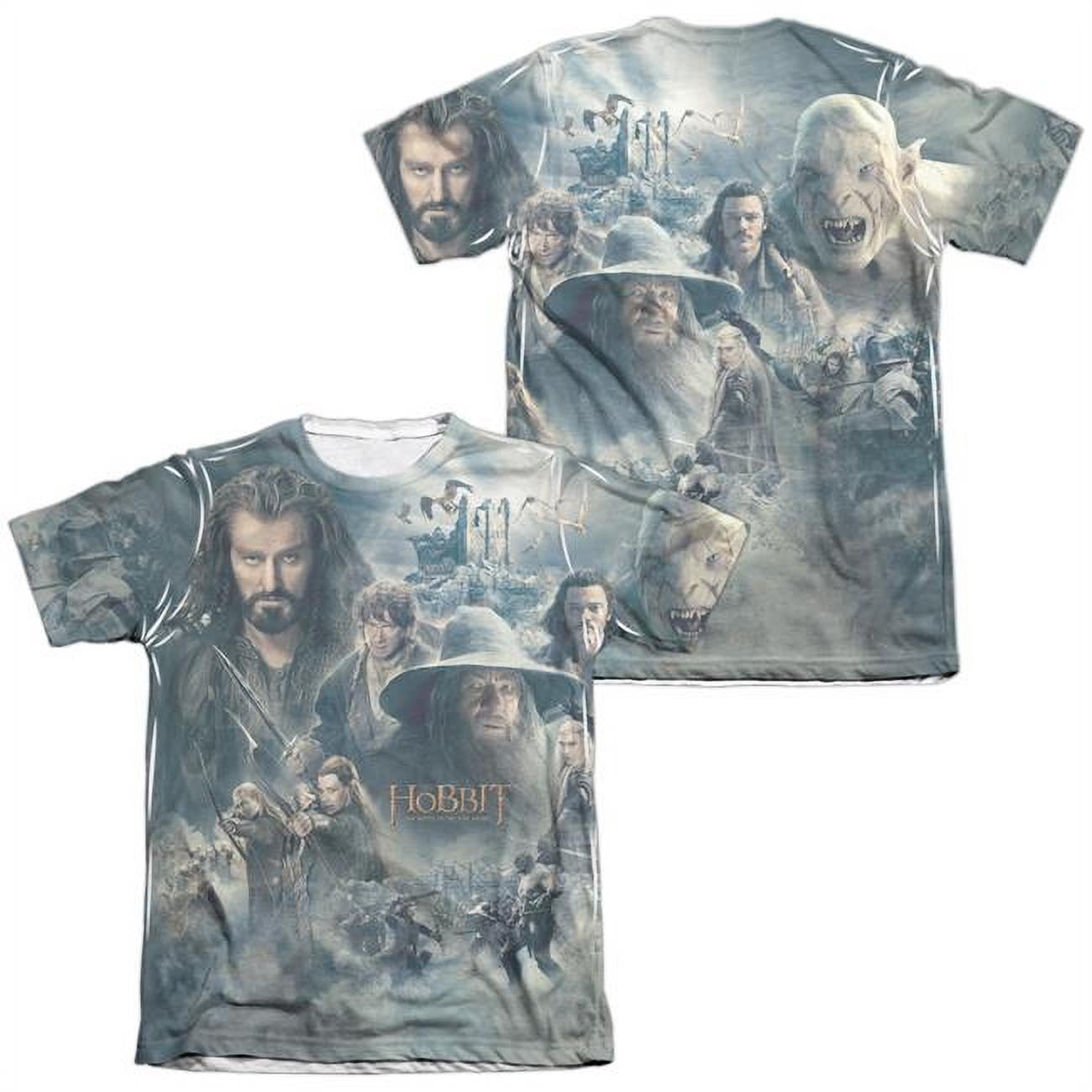 Hobbit - Epic Poster (Front/Back) - Short Sleeve Shirt - Medium