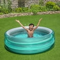 thumbnail image 4 of H2OGO! Big Metallic 3-Ring Inflatable Play Swimming Pool for Kids (5’7” Diameter), 4 of 8