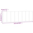 thumbnail image 4 of vidaXL Headboard Cushion Light Grey 152 cm Velvet, 4 of 5