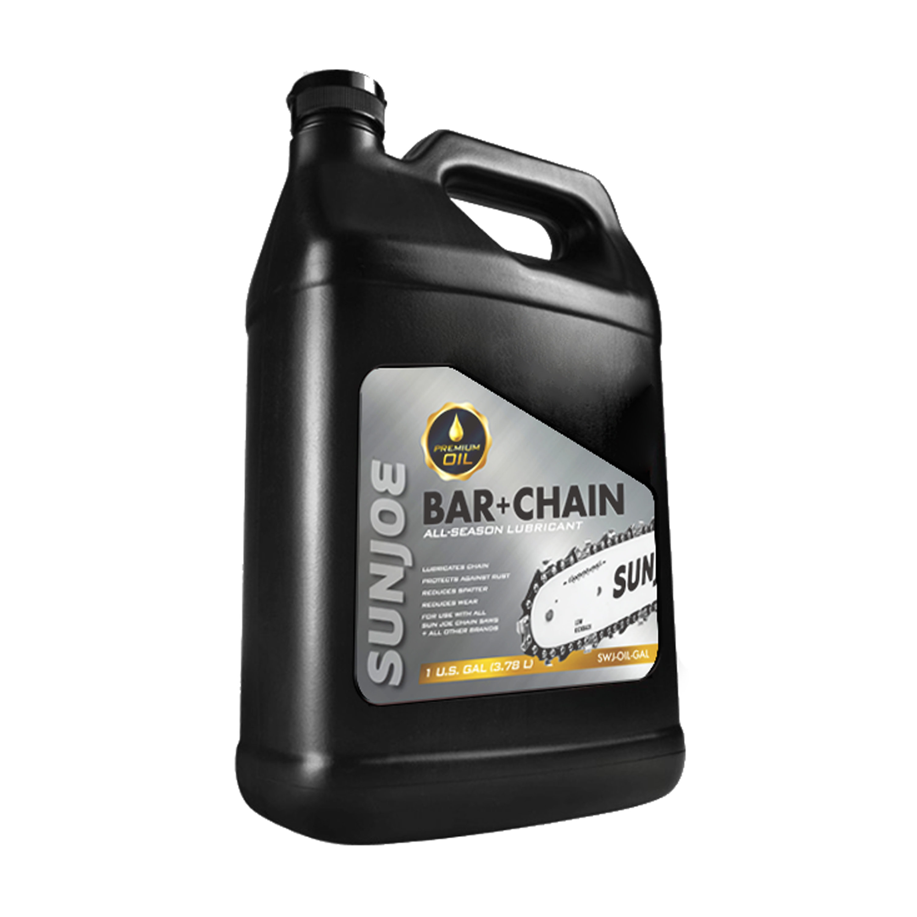 Sun Joe Premium Bar, Chain and Sprocket Oil, All Season Chainsaw Chain