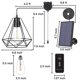 thumbnail image 4 of Yumamei Luces Solares Colgantes Con Energía Solar Para Cobertizo Con Cable De Tracción Y Control Remoto Para Exteriores, Interiores, Luces Solares Para Cenador Con Panel Solar Ajustable Para Patio, Ba, 4 of 5