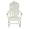 thumbnail image 4 of Shine Company 4699EW Marina II Porch Rocker with Hydro-TEX Finish, Eggshell White Rocking Adirondack Chair, 4 of 15