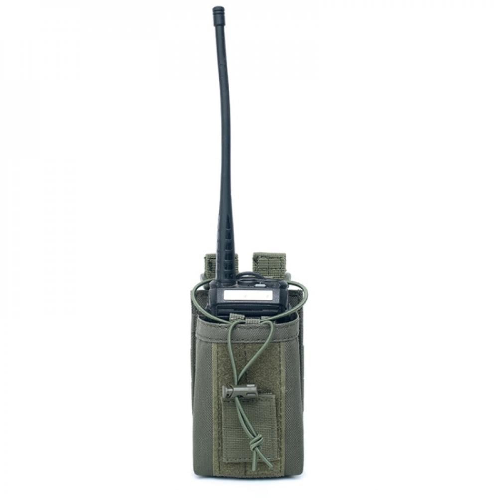 Outdoor Tactical Sport Military Molle Nylon Radio Walkie Talkie Holder Bag Pouch 