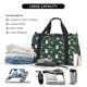 thumbnail image 5 of Balery Green Frogs Bolsa de Gimnasio para Mujeres, Bolsa de Viaje con Bolsillo Húmedo, Bolsa de Fin de Semana para Mujeres, Bolsa de Viaje Resistente al Agua, 5 of 7