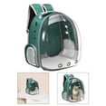 thumbnail image 4 of Premium Cat Backpack Carrier, Large Bubble , Portable Ventilated Cat Small , Outdoor Waterproof Bag , Green 33x27x44cm, 4 of 8