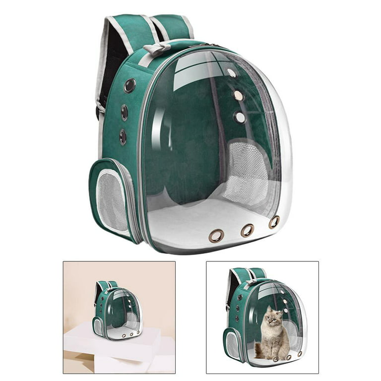Dual Purpose Pet Trolley Case Carrier Cats Transparent Backpack