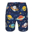 thumbnail image 4 of Naloa Planets and Stars Men's Beach Shorts, Surfing shorts, Swim trunks, Quick Dry Swim Trunks for Surfing Beach Fun - Small, 4 of 9