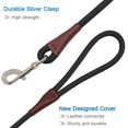 thumbnail image 3 of ATTOE 4FT/6FT/8FT/10FT ATTOE , Classic Solid Colors, Durable Mountain Climbing Rope ATTOE Reinforced with Leather Tailor Connection Heavy Duty Silver, 3 of 7