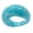 Blue, variant on Trendy Geometric Resin Ring Marbled Color Stackable Joint Ring Unisex Accessory