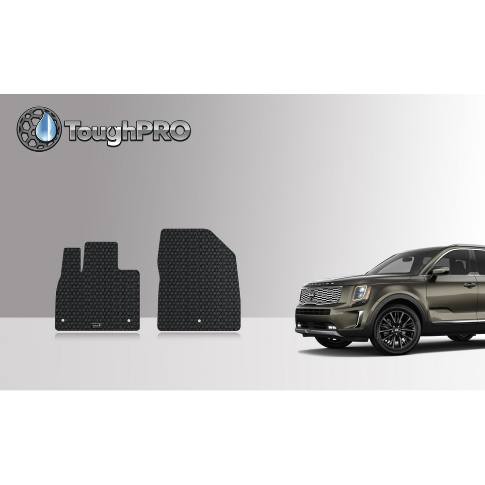 ToughPRO Floor Mat Accessories Two Front Mats Compatible with 2020 Kia