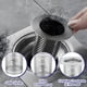 thumbnail image 5 of Advancent Malla de filtro de drenaje antideslizante para baño, filtro de fregadero de cocina a prueba de arañazos, fácil de limpiar, 2 piezas Accesorios de baño, 5 of 6