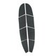 thumbnail image 1 of 8 almohadillas de tracción para tablas de surf, alfombrillas de agarre para cubierta, almohadillas de cola de cubierta premium recortables para bricolaje Negro, 1 of 9