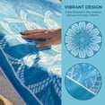 thumbnail image 3 of REGALWOVEN Cartoon Pattern Oversized Beach Towel Sand Free Quick Dry Absorbent Lightweight Multiuser Travel Towel 1 Pack Turquoise Mandala 71" x 35", 3 of 7