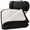 Black, variant on Azure Blue 300 GSM Polar Fleece Waterproof Outdoor Picnic Blanket