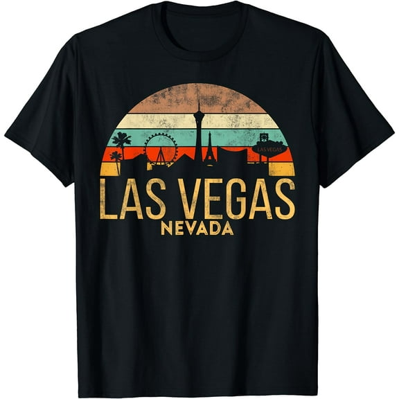 Vintage LAS VEGAS souvenir Holiday tshirt Gift Nevada city T-Shirt