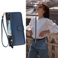 thumbnail image 1 of Funda para Motorola Moto G35 Cartera de Mano con Cremallera y Correa Cruzada Desmontable, 1 of 5