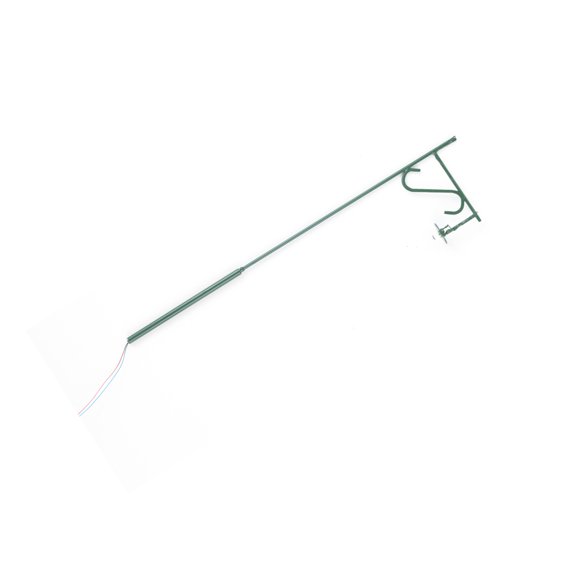 Yuarrent Lámparas de poste 1:50, lámpara de calle de tren de ferrocarril de 3V/12V, lámpara decorativa en miniatura DIY, de arena, suministros Artesanía Verde/Blanco cálido Yuarrent HA066529-04