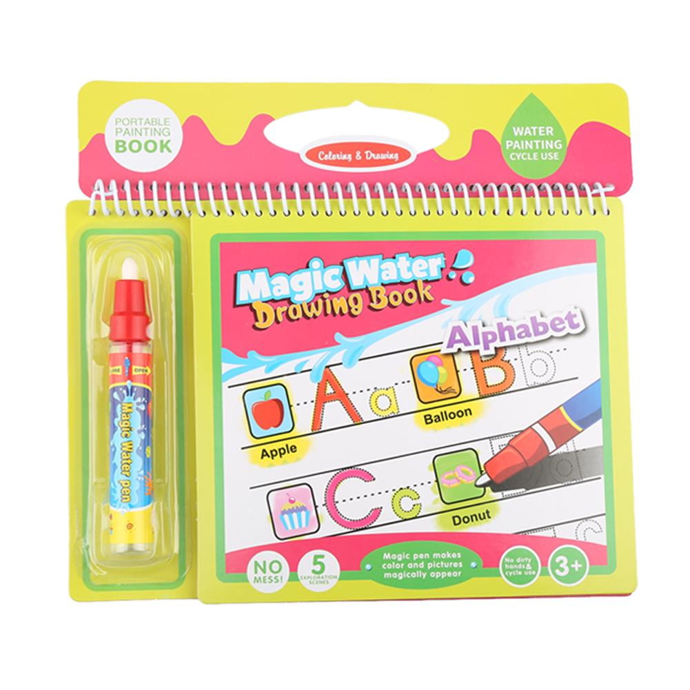 Download Tebru Water Coloring Drawing Book with Magic Pen Kids Children Painting Educational Learning Toy ...