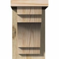 thumbnail image 2 of 6"W x 10"D x 10"H Mediterranean Rough Sawn Corbel w/Backplate, Douglas Fir, 2 of 9
