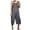 Gray, variant on gakvbuo Jumpsuits For Women Summmer Dressy Wedding Fashion Womens Ethnic Style Solid Cold Shoulder Suspender Cami Pants Jumpsuit