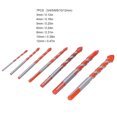 thumbnail image 4 of Drill Bit, High-Hardness Drilling Bit Kit, Durable Multifunction Sturdy Glass Brick For Ceramic Tiles Concrete 7Pcs, 4 of 8