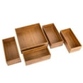 thumbnail image 5 of Seville Classics 5-Piece Bamboo Organizer Bin Set, 5 of 7