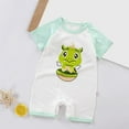 thumbnail image 2 of Gubotare Romper Unisex Unisex Baby Jumpsuit Boys Girls Romper One-Piece Outfit Size 12-18 Months (Green,12-18 Months), 2 of 4