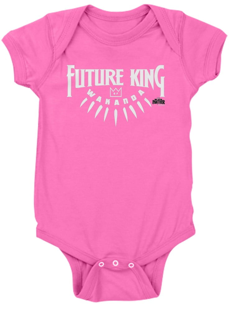 black panther onesie baby