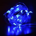 thumbnail image 2 of Solar String Lights for Outside,Copper Wire Solar Fairy Lights 8 Modes Waterproof Outdoor String Lights for Christmas Party Patio Garden Decoration(Blue-33FT-100LED), 2 of 6