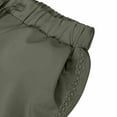 thumbnail image 7 of Yubnlvae Women's High Waist Wide Leg Cropped Pants with Pockets Green S, 7 of 7