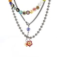 thumbnail image 5 of Collar en capas colorido TUNC Coco Girl Fashion Rave Outfit con cuentas flor colgante Sencillez, 5 of 5