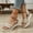 Gold, variant on EliteGoogv Womens Sandals Platform Wedge Sandals For Women Summer Casual Walking Shoes Comfortable Heeled Sandals Travel Beach Vacation Shoes US: 7.5 Rose Gold