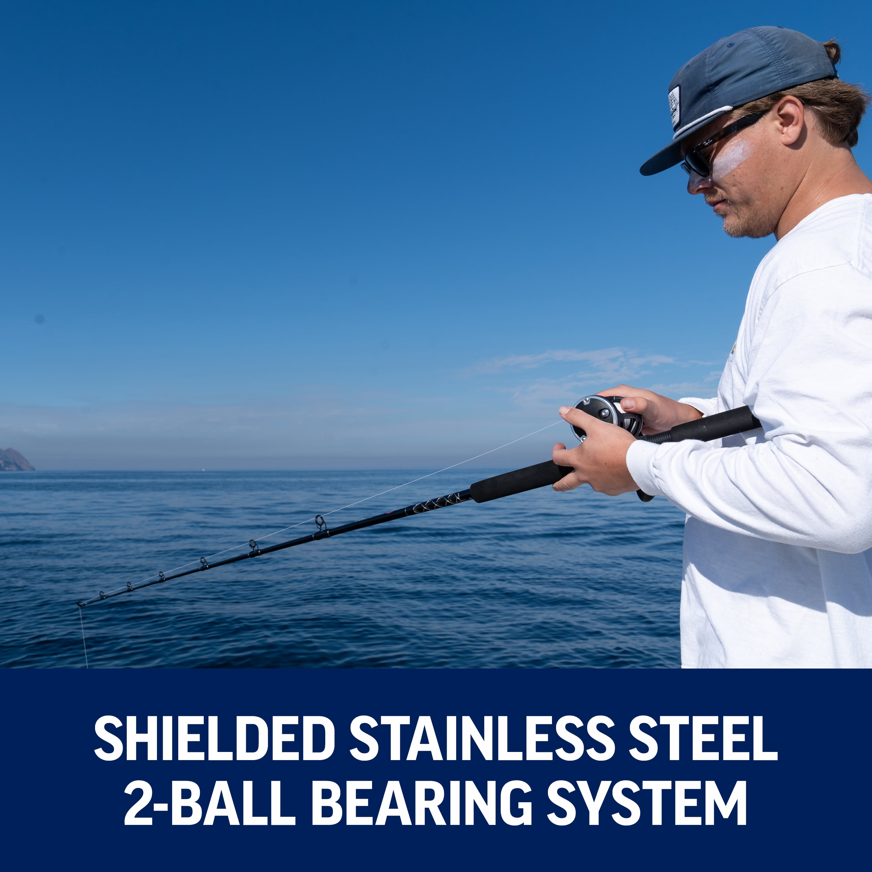 PENN Rival™ Level Wind Combo, 7' Medium Fishing Rod, 15 Size Reel